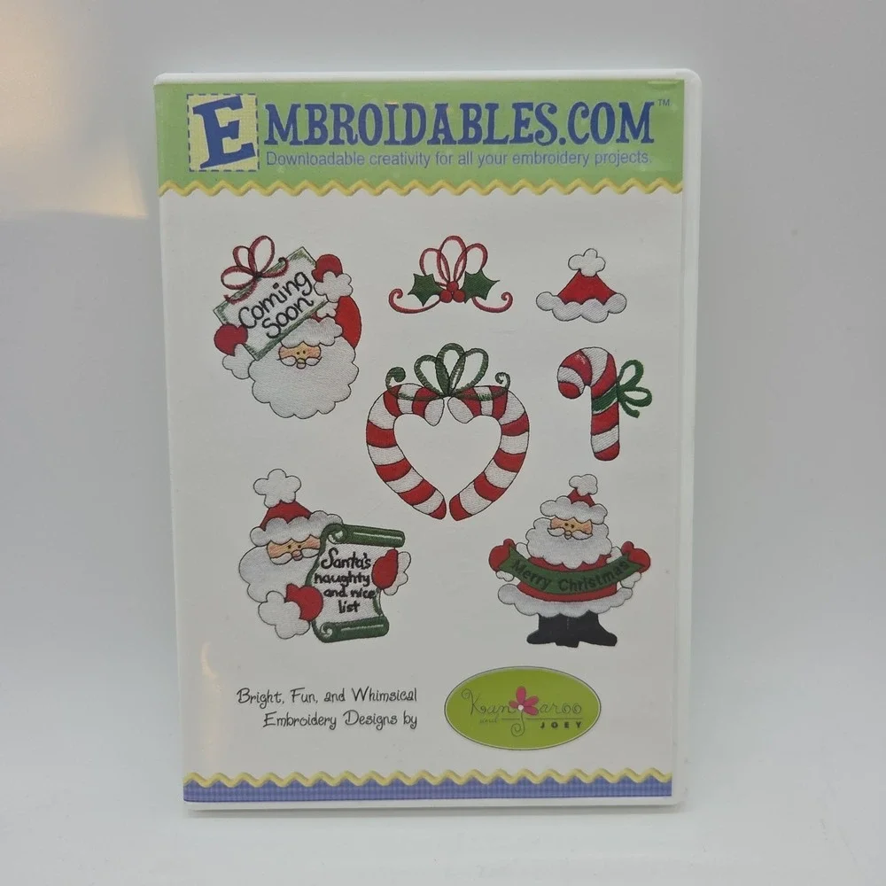 EMBROIDERABLES MACHINE Embroidery CD Christmas Designs